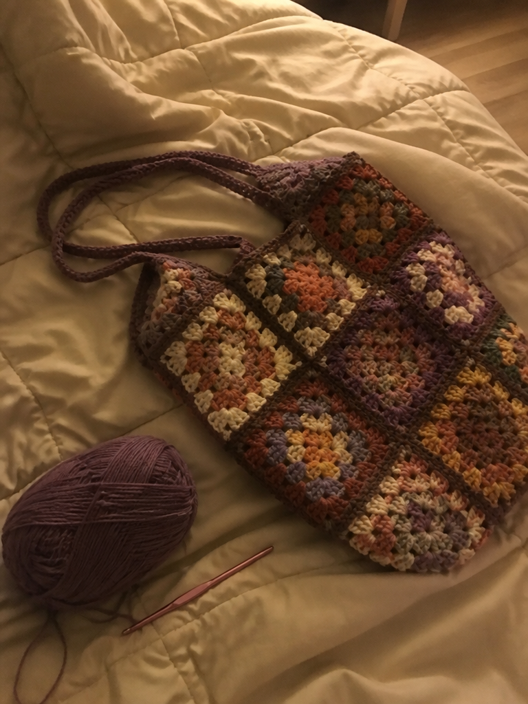 Geantă Granny Square