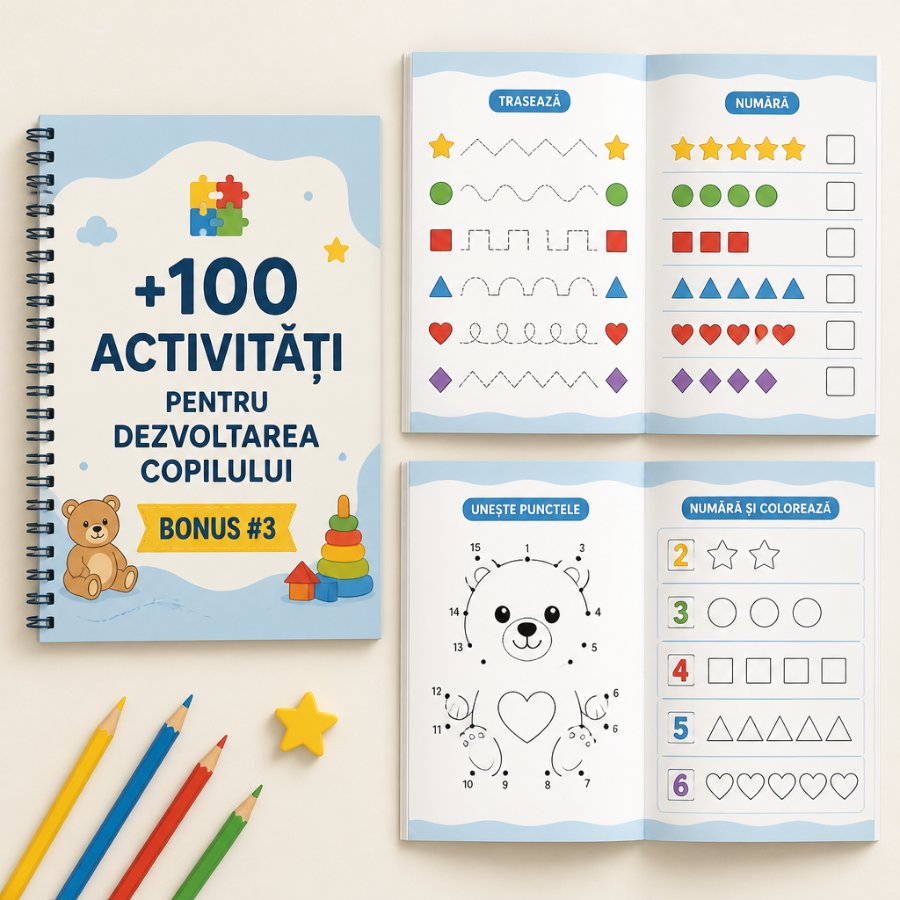 Bonus 3 — Peste 100 de activități pentru dezvoltarea copilului