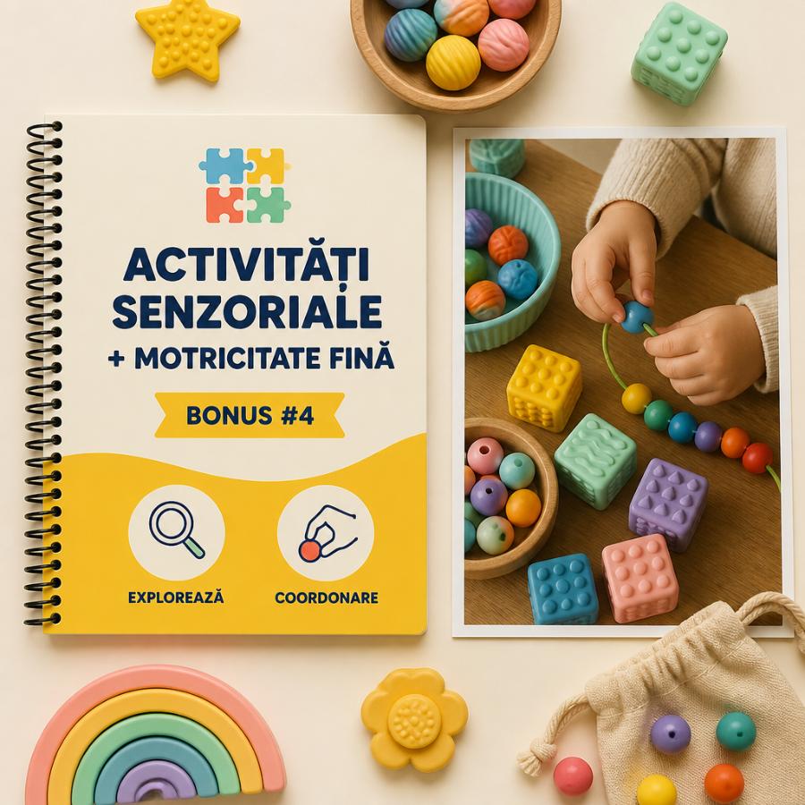 Bonus 4 — Activități senzoriale și motricitate fină
