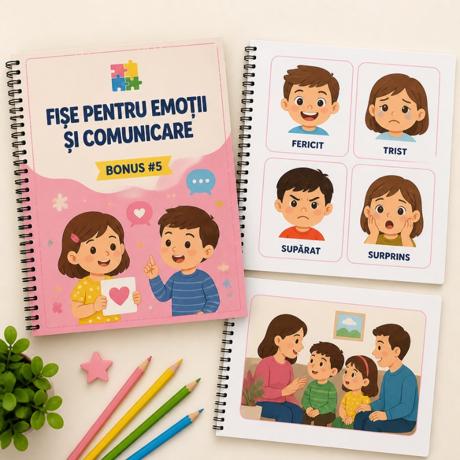Bonus 5 — Fișe pentru emoții și comunicare